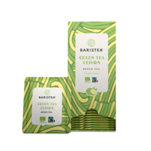 Baristea Green tea lemon BIO FT 25 stuks